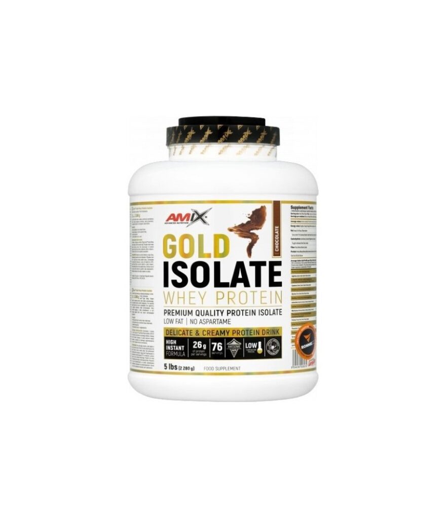 Amix Gold Isolate Whey Protein 2280g Fitness Centrum Opál