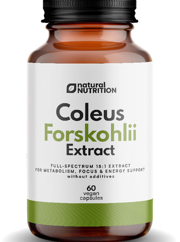 Natural nutrition coleus forskohlii extrakt 60 kapsúl