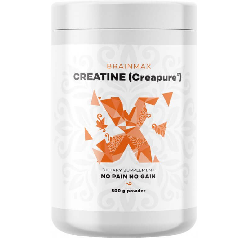 BrainMax Creatine (Creapure®), Kreatín monohydrát, 500 g