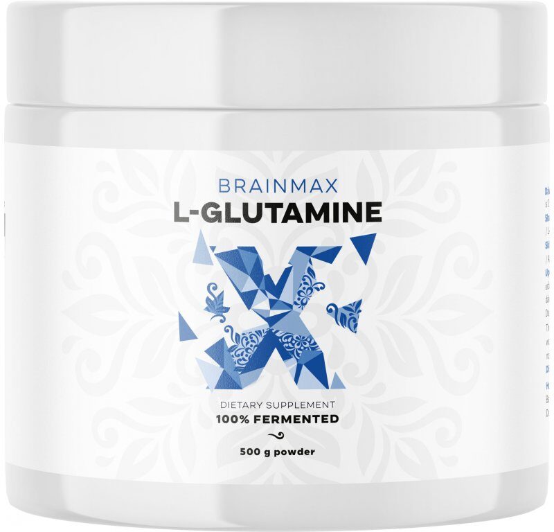 BrainMax L-Glutamine, L-Glutamín 500 g