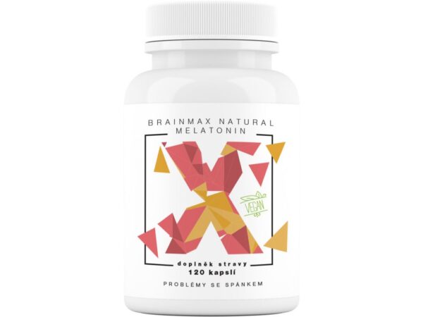 BrainMax Natural Melatonin 120 kapsúl