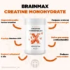 BrainMax Creatine Monohydrate 500g - infografika