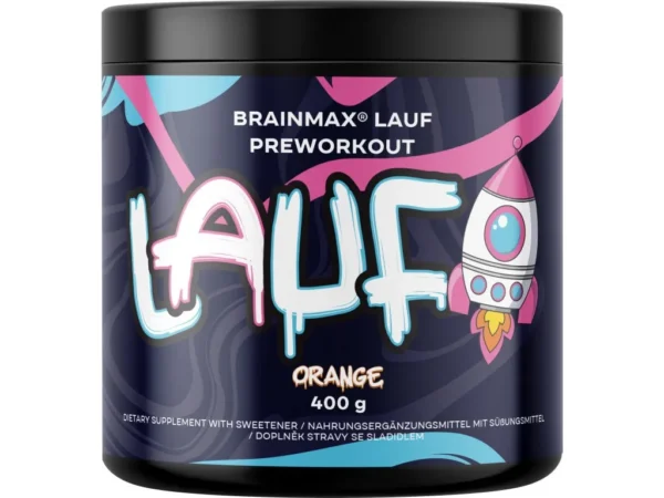 BrainMax LAUF Preworkout, s kofeínom, 400 g