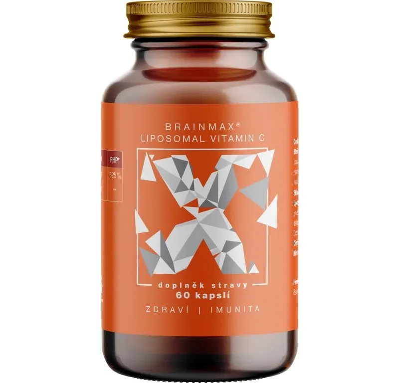 BrainMax Liposomal Vitamin C UPGRADE, Lipozomálny vitamín C, 500 mg, 60 kapsúl