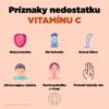 Príznaky nedostatku vitamínu C