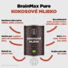 BrainMax Organic Kokosové mlieko - infografika