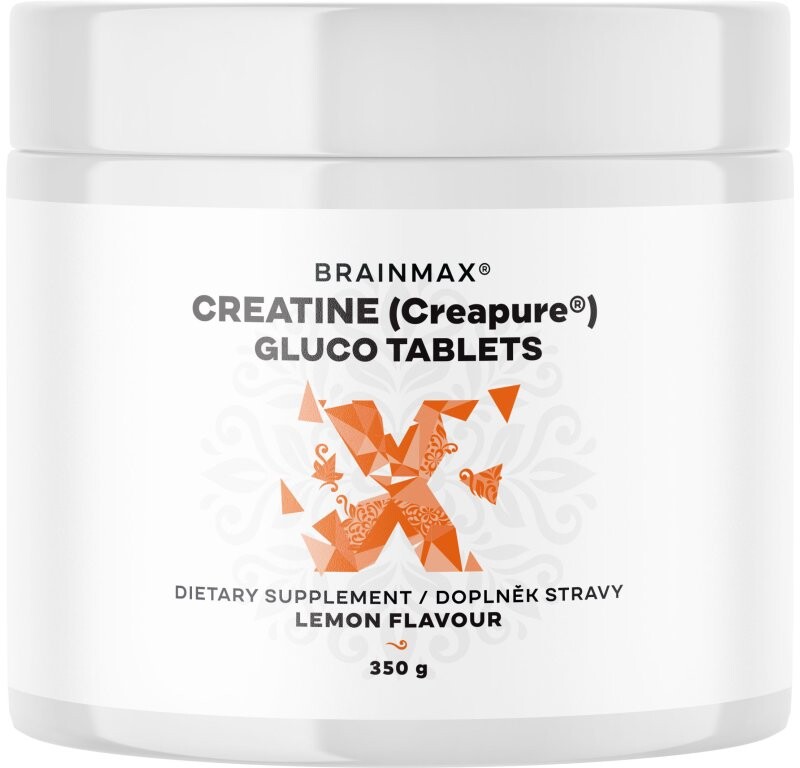 BrainMax Creatine Creapure® Gluco tablets, 50 g, 115 tablets