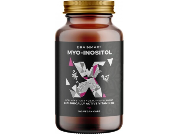 BrainMax Myo-Inositol 500 mg, 100 rastlinných kapsúl