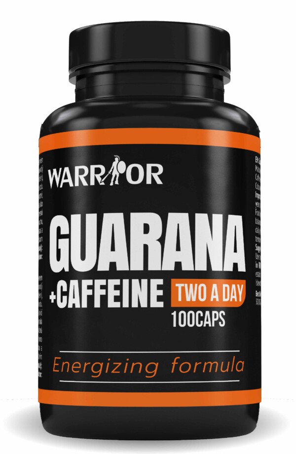 Warrior Guarana + Caffeine, 100 kapsúl