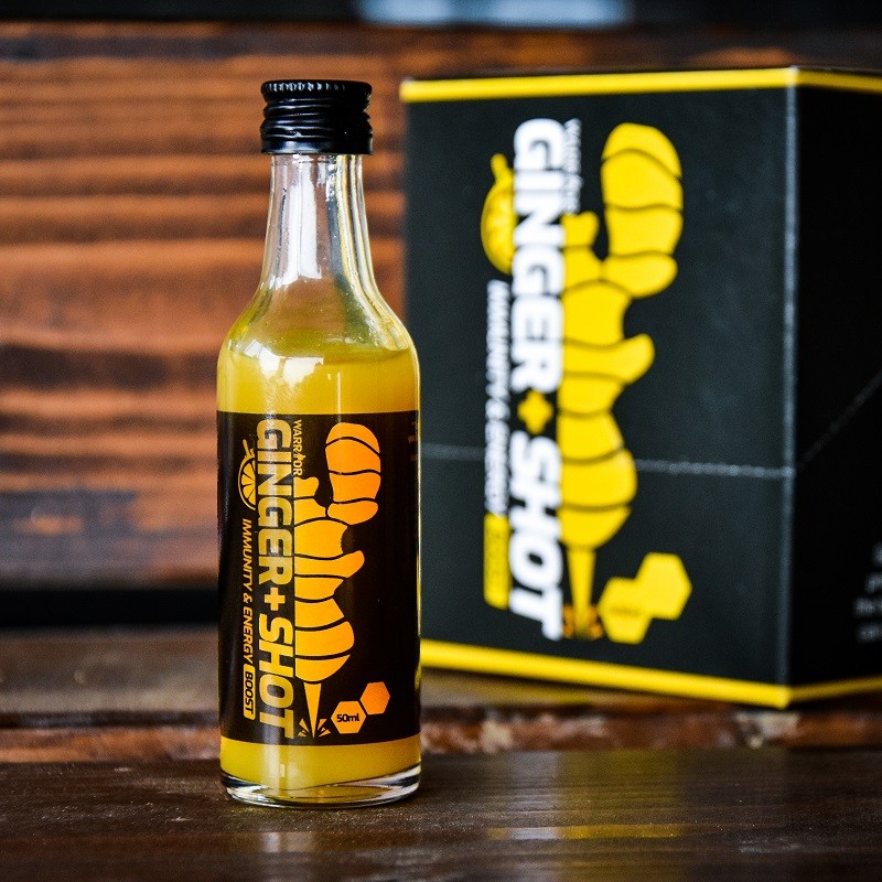 Warrior Ginger Shot – Zázvorový Shot, 50 ml