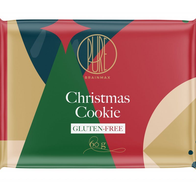 BrainMax Pure Christmas Cookie, Vianočné Cookie, 60 g